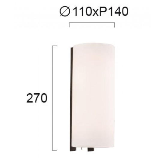 Aplica Dormitor BISHOP 4229400 Viokef G9, Alb, Grecia