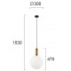 Pendul NEPTUNE 4230600 Viokef E27, Auriu, Grecia