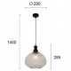 Pendul ANETTE 4233400 Viokef E27, Transparent, Grecia