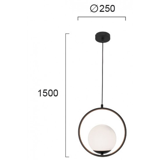 Pendul ANOUK 4234300 Viokef E14, Alb, Grecia
