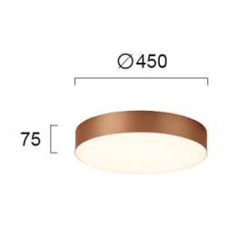 Plafoniera BRUCE 4235301 Viokef LED, Cafea, Grecia