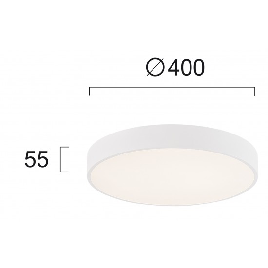 Plafoniera MADISON 4235400 Viokef LED, Alb, Grecia
