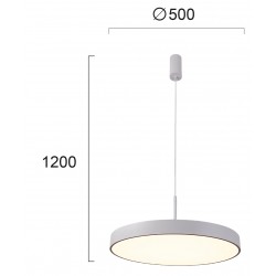 Pendul MADISON 4235600 Viokef LED, Alb, Grecia