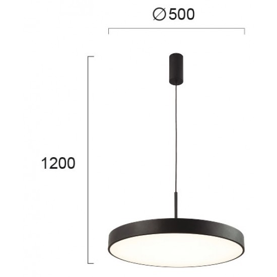 Pendul MADISON 4235601 Viokef LED, Negru, Grecia