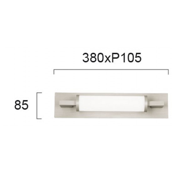 Aplica Baie SALLY 4237900 Viokef LED, Argintiu, Grecia