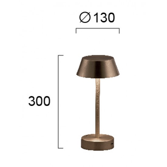 Veioza PRINCESS 4243702 Viokef LED, Maro, Grecia