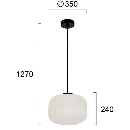 Pendul ASTOR 4253000 Viokef E27, Alb, Grecia