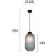 Pendul ASTOR 4253101 Viokef E27, Fumuriu, Grecia
