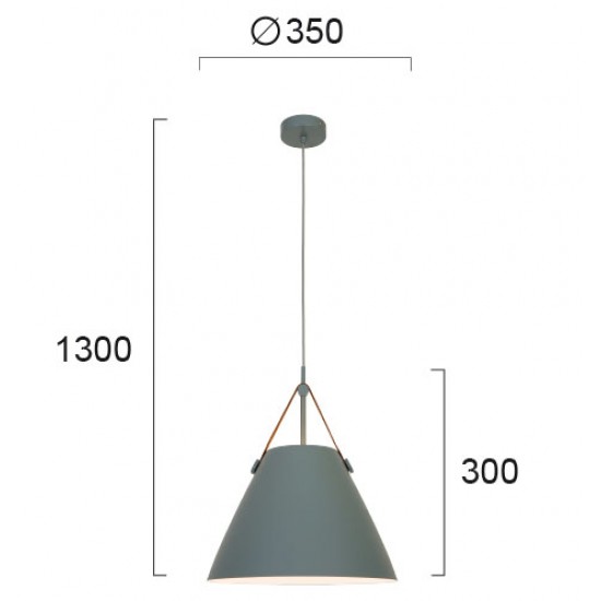 Pendul HECTOR 4253800 Viokef E27, Gri, Grecia