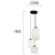 Suspensie ASTOR 4257900 Viokef E27, Opal, Grecia