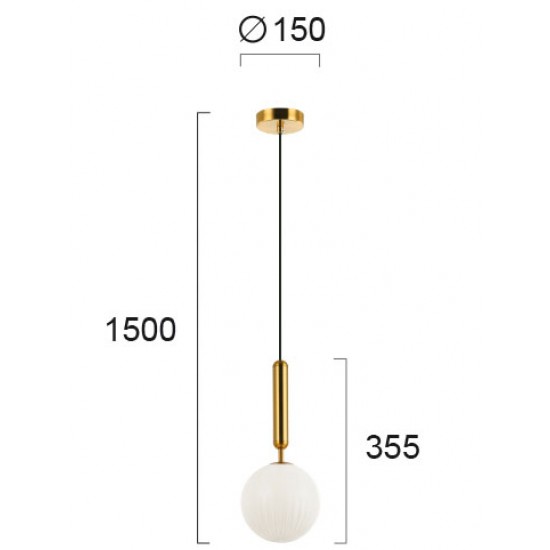 Pendul JOLIN 4259300 Viokef G9, Opal, Grecia