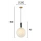 Pendul POLLY 4264200 Viokef E27, Zapada, Grecia