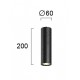 Plafoniera BALLET 4265000 Viokef GU10, Negru, Grecia