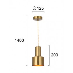 Pendul SOLO 4265900 Viokef E27, Alama, Grecia