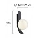Aplica POLINA 4266200 Viokef G9, Opal, Grecia