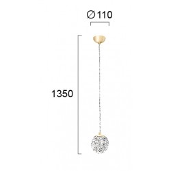 Pendul DIAMOND 4267400 Viokef G9, Grecia