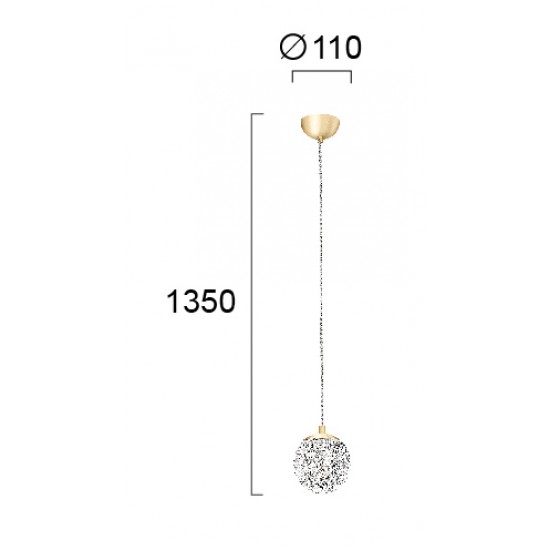 Pendul DIAMOND 4267400 Viokef G9, Grecia