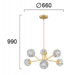 Suspensie DIAMOND 4267500 Viokef G9, Grecia