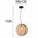 Pendul GHEISA 4267800 Viokef E27, Natural, Grecia