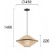 Pendul AMICA 4270200 Viokef E27, Natural, Grecia