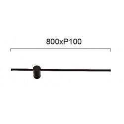 Aplica LEO 4271400 Viokef LED, Negru, Grecia