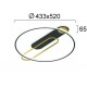 Plafoniera QUEEN 4272400 Viokef LED, Negru, Grecia