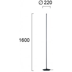 Pendul SPEED 4272800 Viokef LED, Negru, Grecia