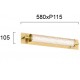 Aplica FRIDA 4277900 Viokef LED, Grecia