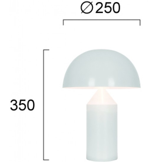 Veioza NILSON 4278901 Viokef E14, Alb, Grecia