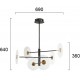 Candelabru SUN 4280000 Viokef LED, Grecia
