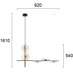 Candelabru SUN 4280100 Viokef LED, Grecia