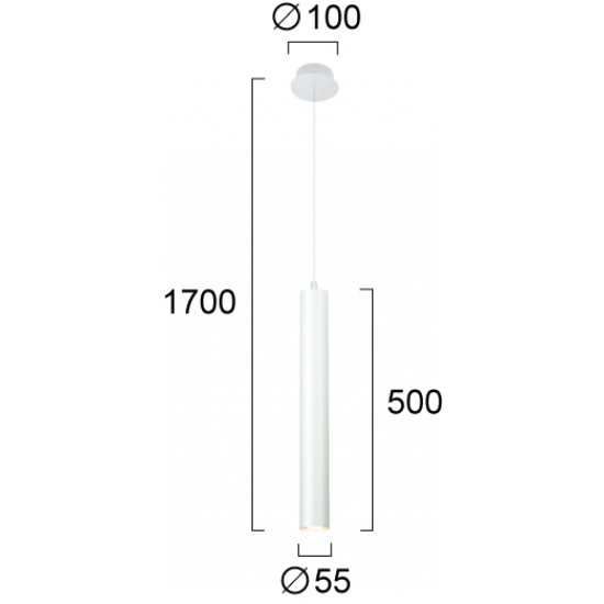 Pendul LESANTE 4287301 Viokef GU10, Alb, Grecia