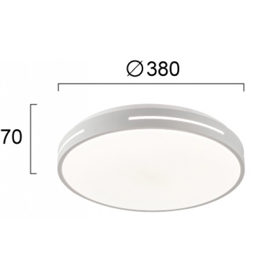 Plafoniera ALEXIA 4287700 Viokef LED, Alb, Grecia