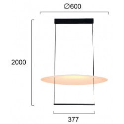 Suspensie IGLOO 4288200 Viokef LED, Alb, Grecia
