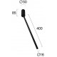 Plafoniera ZENIA 4291000 Viokef LED, Negru, Grecia
