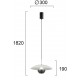 Pendul VALIA 4292300 Viokef LED, Alb, Grecia