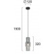 Pendul LILIAN 4294900 Viokef E27, Fumuriu, Grecia