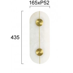 Aplica LUSSO 4295400 Viokef LED, Alb, Grecia