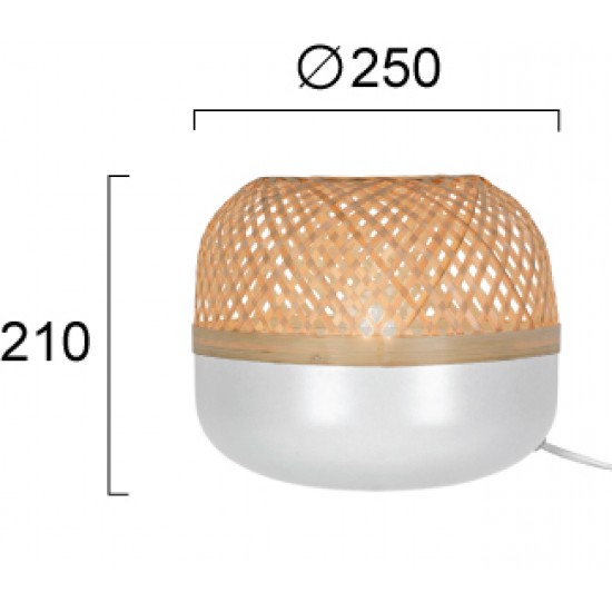 Veioza SALINE 4295700 Viokef E27, Natural, Grecia