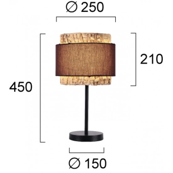 Veioza RIVIERA 4299500 Viokef E27, Natural, Grecia