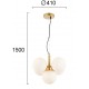 Suspensie NEFELI 4299700 Viokef E14, Opal, Grecia