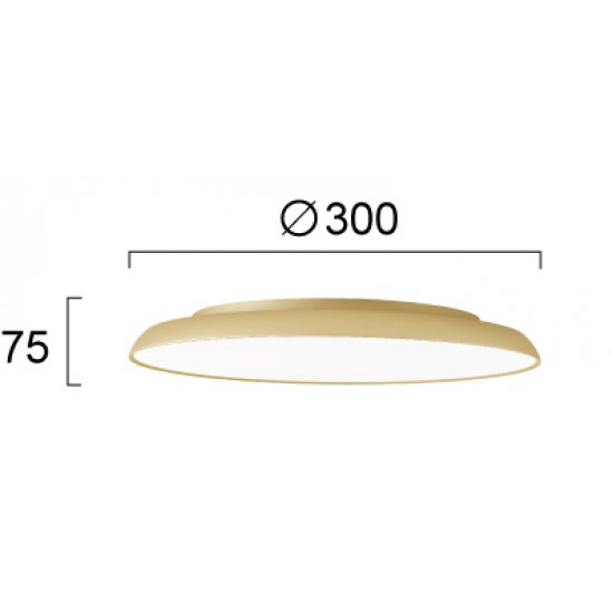 Plafoniera ART 4303500 Viokef LED, Sampanie, Grecia