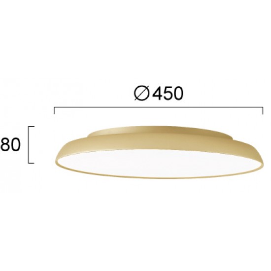 Plafoniera ART 4303600 Viokef LED, Sampanie, Grecia