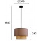 Pendul RIKA 4305900 Viokef E27, Gri, Grecia