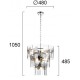 Candelabru ISABELLA 4309101 Viokef E14, Gri, Grecia