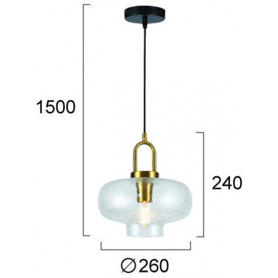 Pendul OSLO 4312300 Viokef E27, Grecia