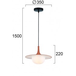 Pendul FRED 4312601 Viokef G9, Maro, Grecia