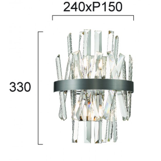 Aplica VERONICA 4315400 Viokef G9, Grecia
