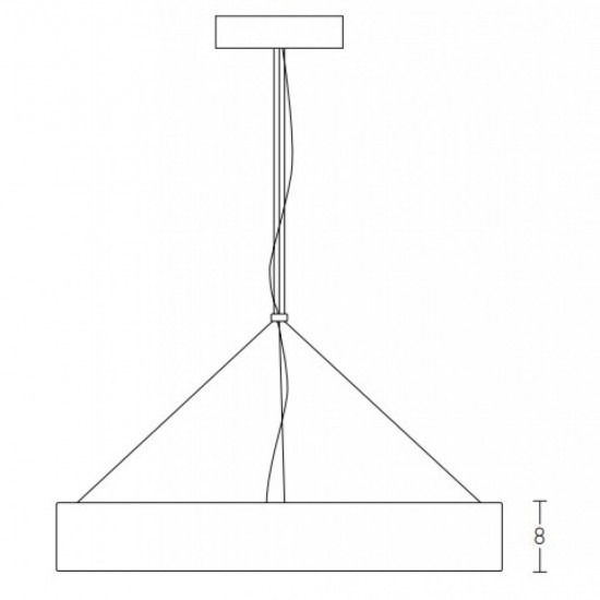 Suspensie  1618 Zambelis LED, Negru, Grecia