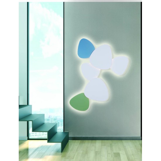 Aplica 17023-W Zambelis Metal, Alb, G9, Grecia